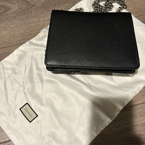 Black Gucci Dionysus Black with silver matte hardware and rhinestones - Picture 4 of 4